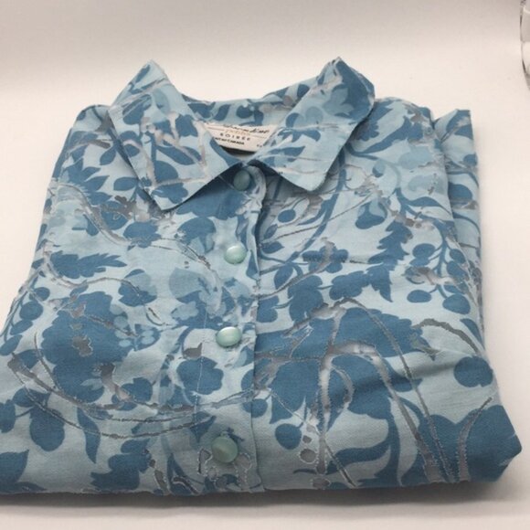 Vintage Florentine Petites Woman’s Blouse Size 10P - Picture 10 of 10